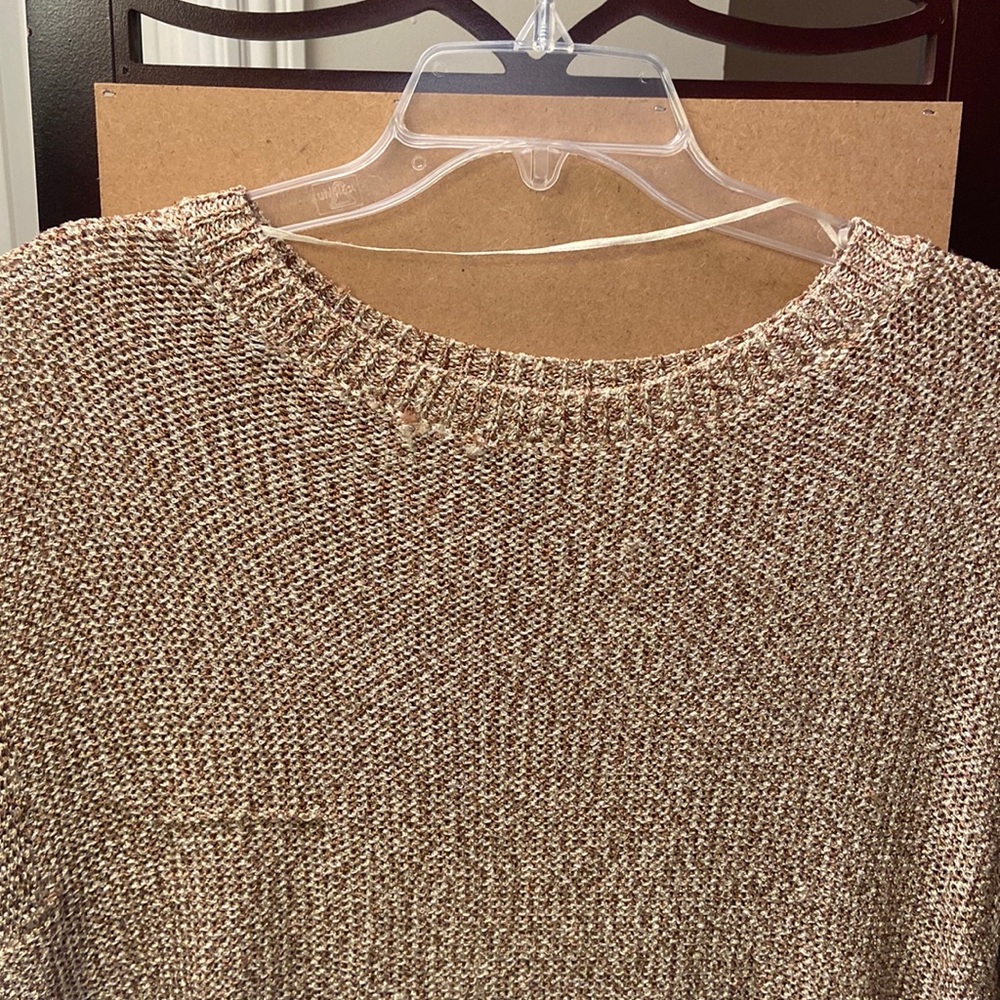 INC International Concepts gold sweater. 0X